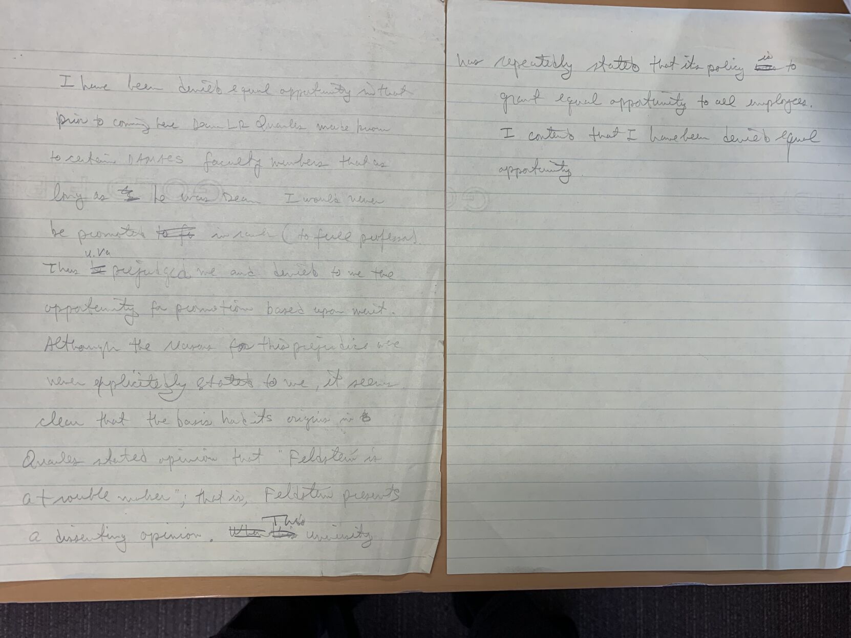 Feldstein Notes